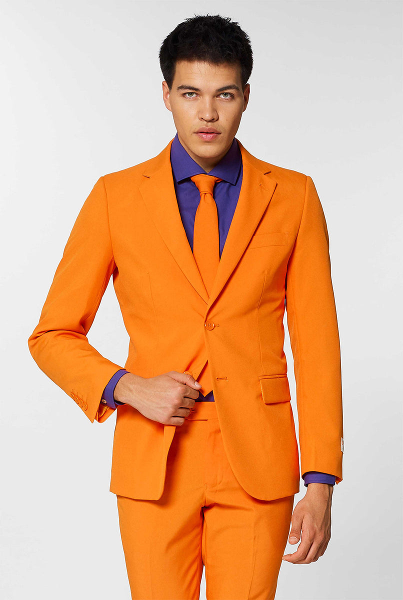 Orange dress store coat