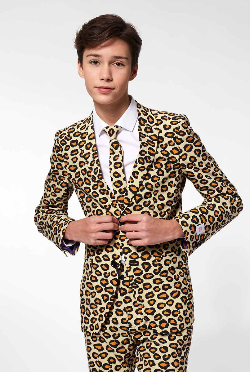 Leopard print suit store mens