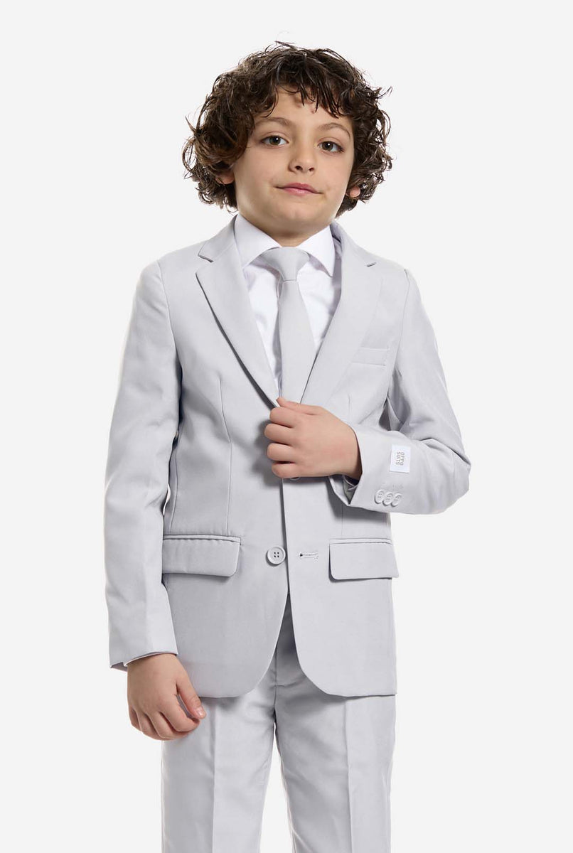 Gray full newest set of children's suits