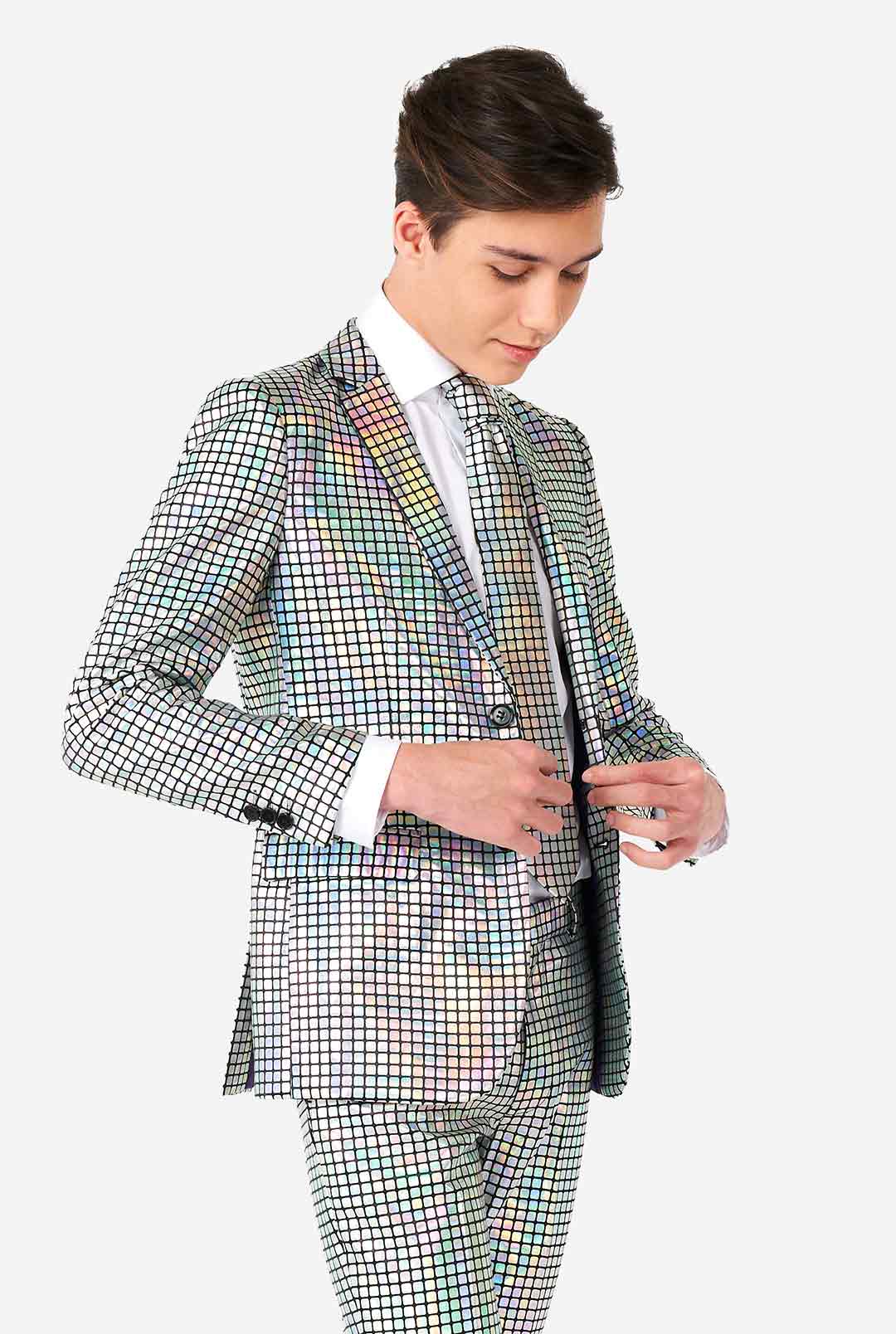 Discoballer Mirror patches suit Disco suit Party suit OppoSuits