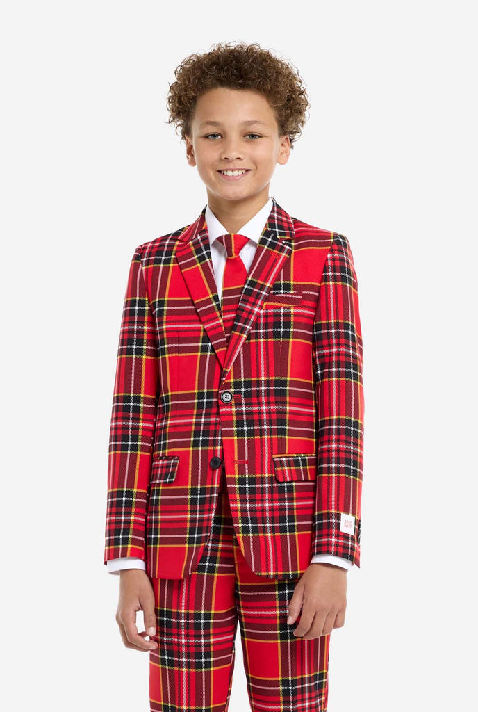 The Lumberjack Checked Tartan Suit for Boys OppoSuits OppoSuits